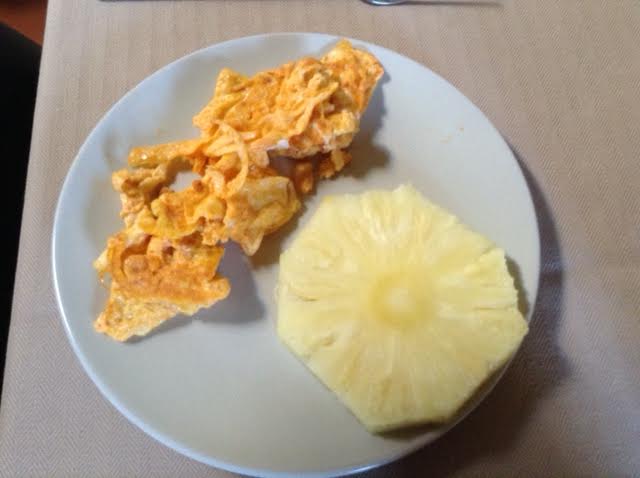 Azorean-flavor Eggs w: pineapple